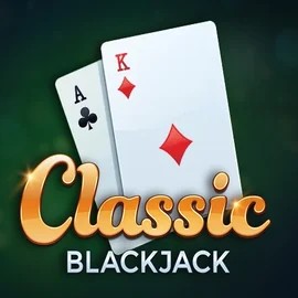 Classic Blackjack online game logo by Red Tiger Gaming on 711-casino-be.com