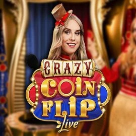 Crazy Coin Flip logo by Evolution at 711 Casino