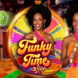 Funky Time logo – Live Casino by Evolution at 711 Casino