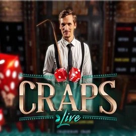 Official Live Casino logo: Live Craps by Evolution at 711 Casino